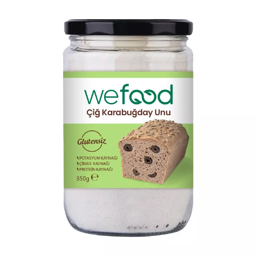 Wefood Çiğ Karabuğday Unu Glutensiz (350 gr) - 1