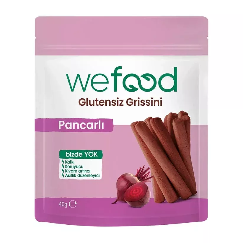 Wefood Glutensiz Grissini Pancarlı 40 Gr - 1