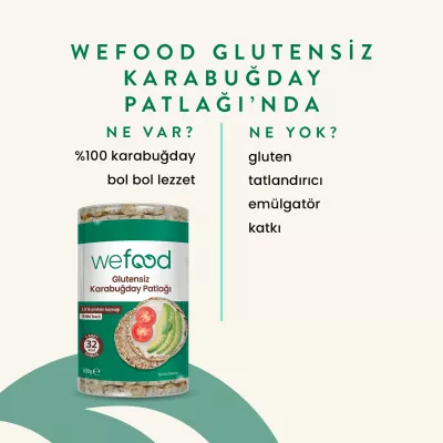 Wefood Karabuğday Patlağı (100 gr) - 4