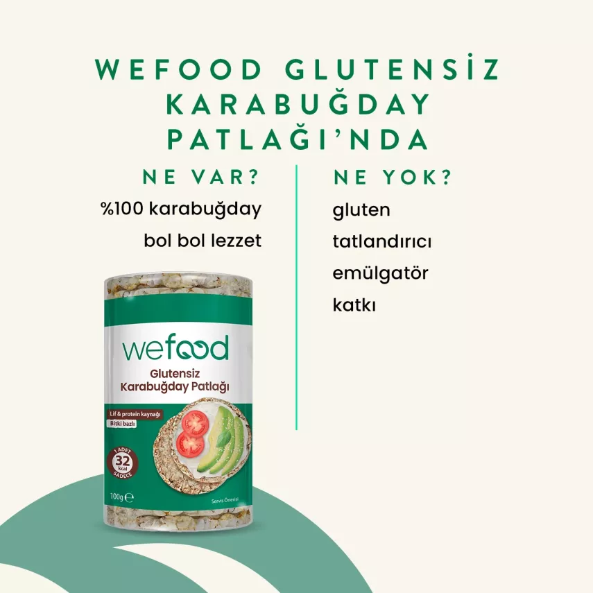 Wefood Karabuğday Patlağı (100 gr) - 4