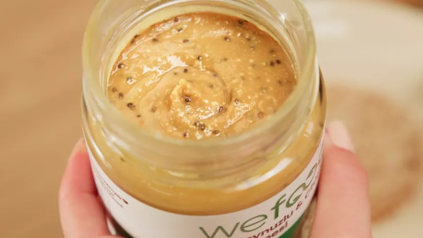 Wefood Keçiboynuzlu & Chialı Fıstık Ezmesi (300 gr) - 7