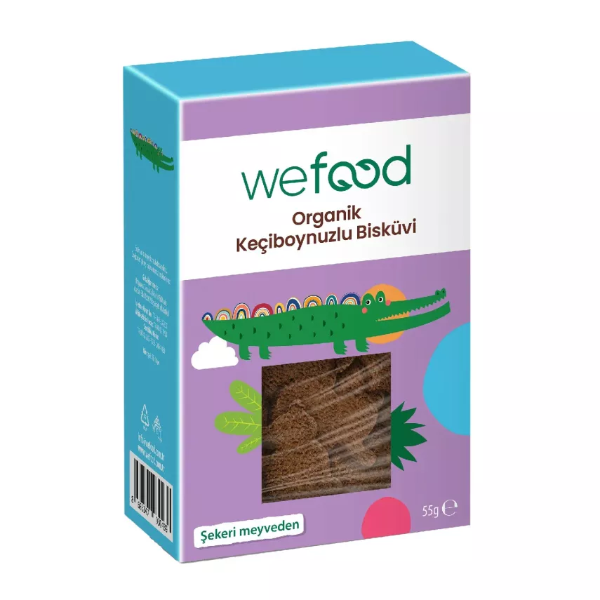 Wefood Kids Organik Keçiboynuzlu Bisküvi (55 gr) - 1
