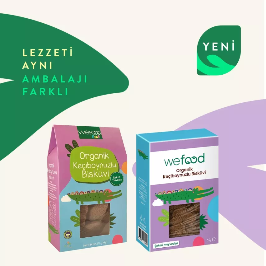 Wefood Kids Organik Keçiboynuzlu Bisküvi (55 gr) - 2