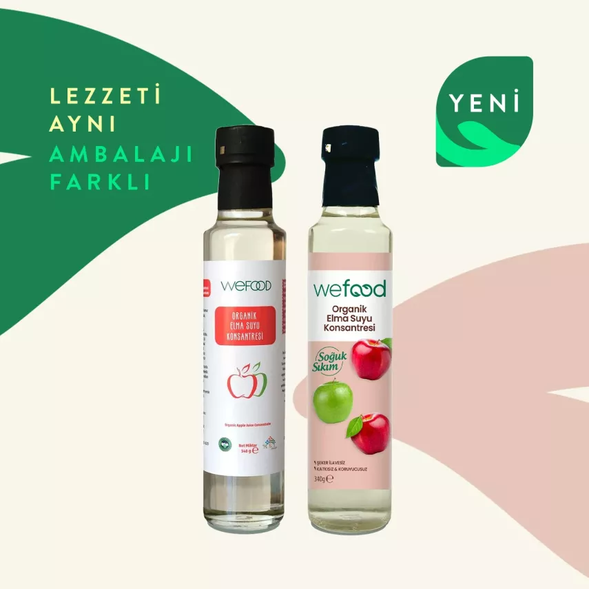 Wefood Organik Elma Suyu Konsantresi 340 Gr - 3