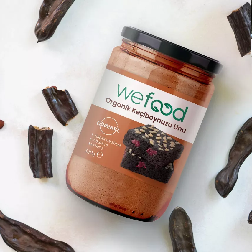 Wefood Organik Glutensiz Keçiboynuzu Unu 320 Gr - 5