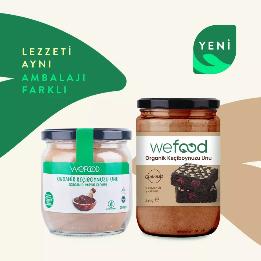 Wefood Organik Glutensiz Keçiboynuzu Unu 320 Gr - 3
