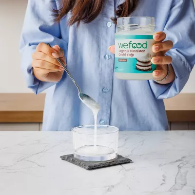 Wefood Organik Hindistan Cevizi Yağı Soğuk Sıkım (300 ml) - 9