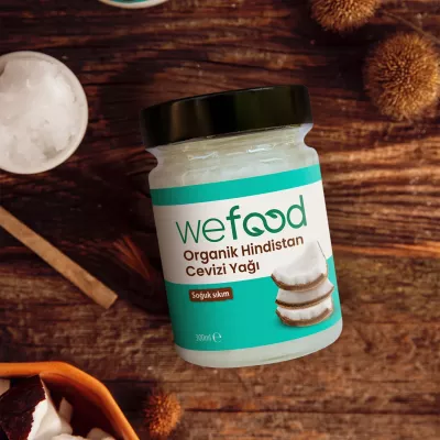 Wefood Organik Hindistan Cevizi Yağı Soğuk Sıkım (300 ml) - 10