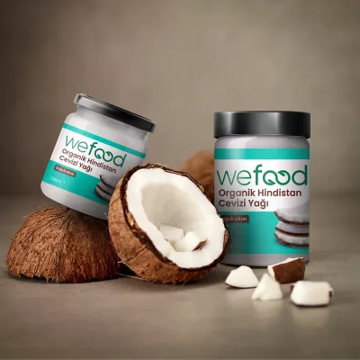 Wefood Organik Hindistan Cevizi Yağı (Soğuk Sıkım) 150 ml. - 8