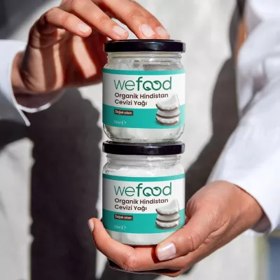Wefood Organik Hindistan Cevizi Yağı (Soğuk Sıkım) 150 ml. - 9