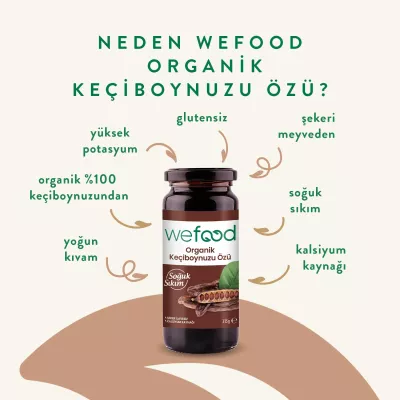 Wefood Organik Keçiboynuzu Özü Soğuk Sıkım (315 gr) - 4