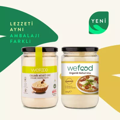 Wefood Organik Glutensiz Nohut Unu 350 gr - 3