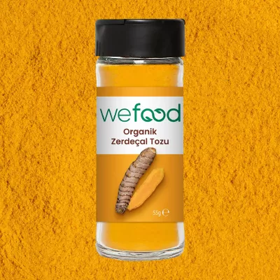 Wefood Organik Zerdeçal Tozu 55 Gr (1)