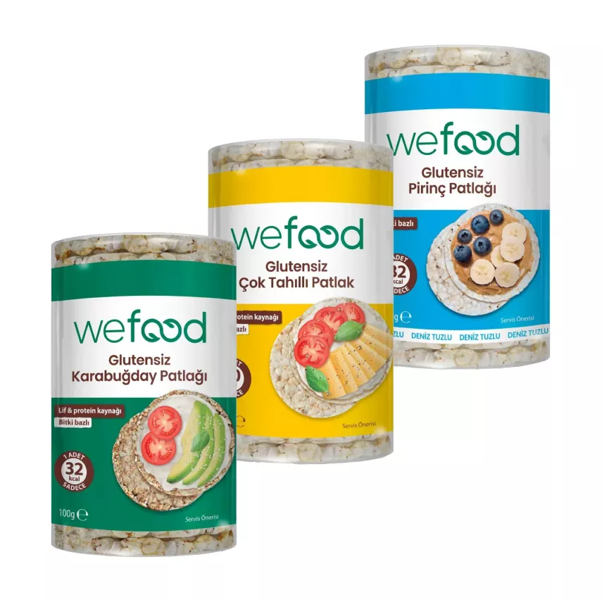 Wefood Tahıl Patlağı 3'lü Set (Karabuğday & Pirinç & Çok Tahıllı) - 2
