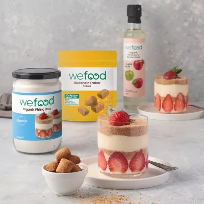 Wefood Glutensiz Tahinli Kraker 40 gr - 10