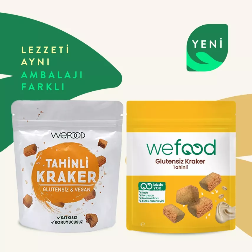 Wefood Glutensiz Tahinli Kraker 40 gr - 4
